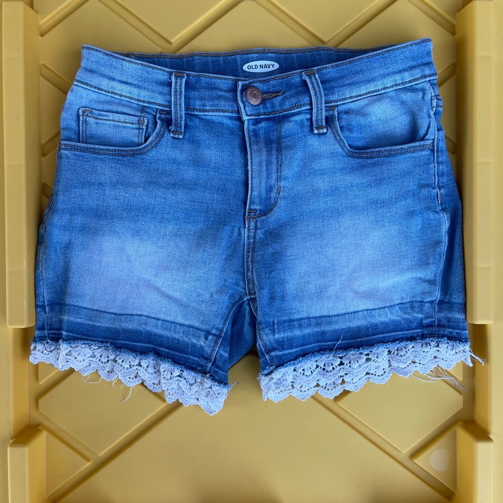 Old Navy girls jean shorts